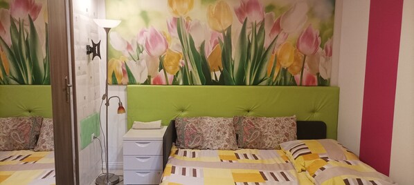 1 chambre, fer et planche à repasser, Wi-Fi, draps fournis