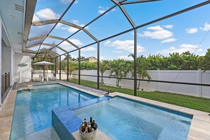 House, Multiple Beds (Pet-friendly home near shops with poo) | Pool | A heated pool