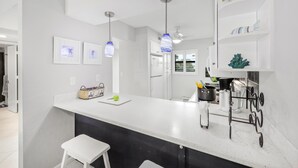 Private kitchen - Rare Walkout Condo With Pool and Steps to Beach/food (Marco Island)