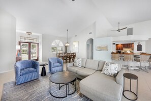 House, Multiple Beds (343 North Barfield Drive) | Living area - 343 North Barfield Drive (Marco Island)