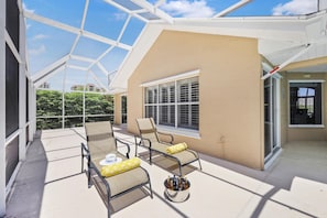 House, Multiple Beds (S exposure home with pool and walk to) | Terrace/patio