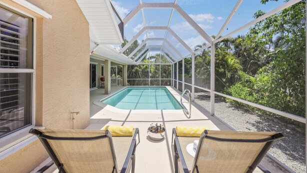 House, Multiple Beds (S exposure home with pool and walk to) | Pool | A heated pool - S Exposure Home With Pool and Walk to Beach/food (Marco Island)