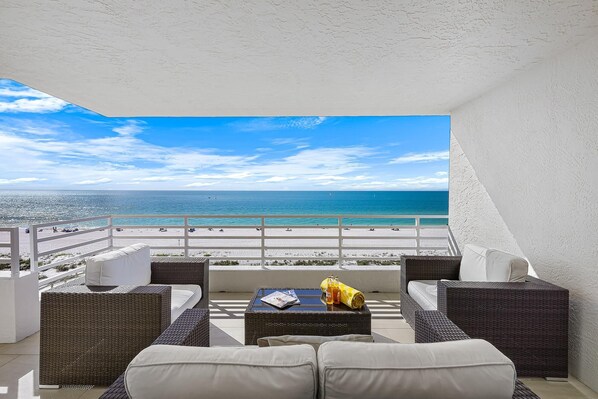 Condo, Multiple Beds (Beachfront condo with pools, gym and ) | Property grounds
