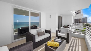 Condo, Multiple Beds (Beachfront condo with pools, gym and ) | Property grounds - Beachfront Condo With Pools, gym and Charcoal Grills (Marco Island)