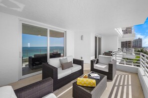 Condo, Multiple Beds (Beachfront condo with pools, gym and ) | Property grounds