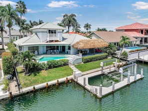 Casa, várias camas (S exposure waterfront home near beach) | Piscina | Piscina aquecida