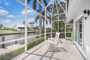 House, Multiple Beds (W exposure waterfront home with pool ) | Terrace/patio - W Exposure Waterfront Home With Pool and Dock (Marco Island)