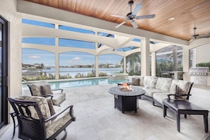 House, Multiple Beds (Opulent home with vast water view, po) | Terrace/patio - Opulent Home With Vast Water View, Pool and hot tub (Marco Island)