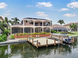 House, Multiple Beds (Opulent home with vast water view, po) | Exterior - Opulent Home With Vast Water View, Pool and hot tub (Marco Island)