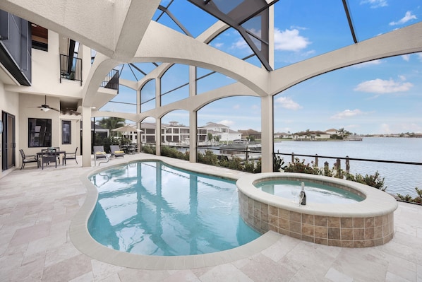 House, Multiple Beds (Opulent home with vast water view, po) | Pool
