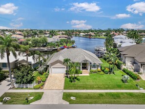House, Multiple Beds (Waterfront pool home just steps to Ti) | Exterior