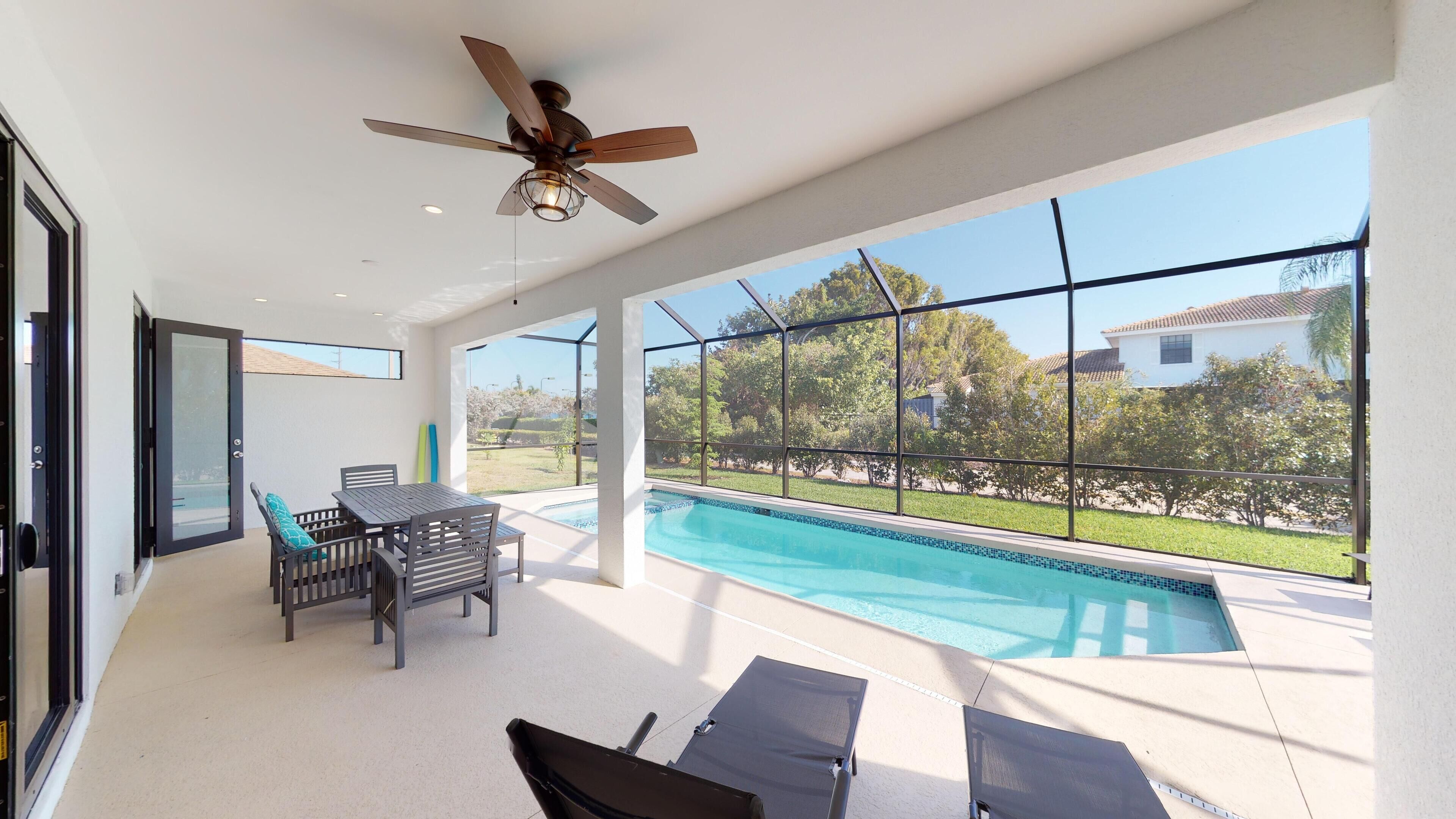 House, Multiple Beds (Inland home with pool and walk to Par) | Pool