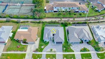 House, Multiple Beds (Inland home with pool and walk to Par) | Exterior