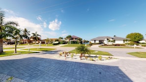 House, Multiple Beds (Inland home with pool and walk to Par) | Property grounds - Inland Home With Pool and Walk to Park/museum/library (Marco Island)