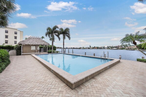Condo, Multiple Beds (Condo with views of Smokehouse Bay an) | Pool | A heated pool