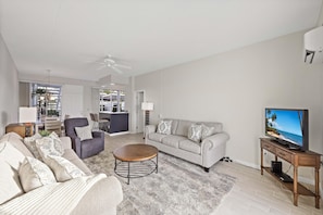 Condo, 1 King Bed (Coastal waterfront condo located in O) | Living area - Coastal Waterfront Condo Located in Olde Marco (Marco Island)