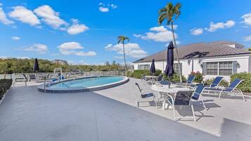 Condo, 1 King Bed (Coastal waterfront condo located in O) | Pool | A heated pool