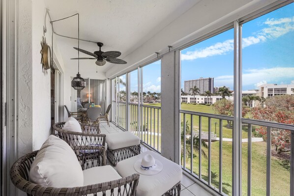 Condo, 1 King Bed (Sands of Marco D-302) | Terrace/patio