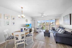 Condo, 1 King Bed (Coastal condo just a short walk away ) | Living area - Coastal Condo Just a Short Walk Away From the Beach (Marco Island)