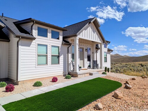 Contemporary house on Bear Lake Golf Course with ping pong table