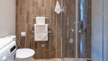 Free toiletries, hair dryer, towels, toilet paper