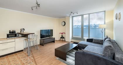 Lovely city panorama ap by Polo Apartments