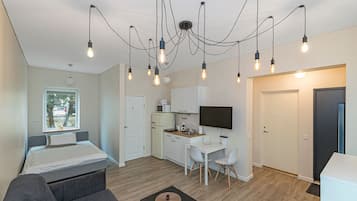 1 dormitorio, tabla de planchar con plancha, wifi gratis y ropa de cama