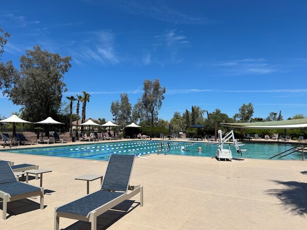 Opvarmet pool