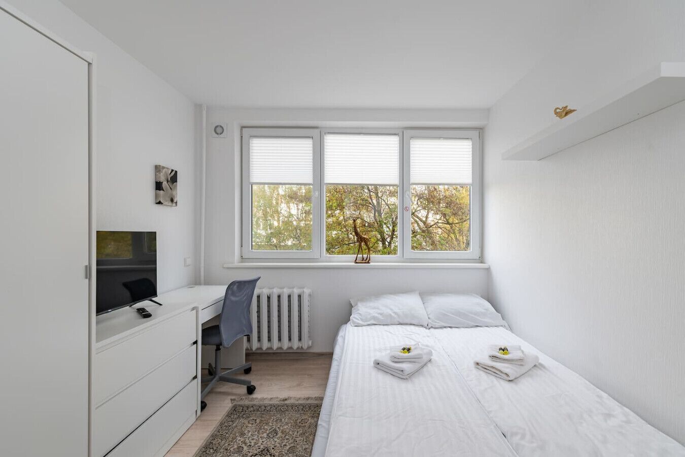 Desk, iron/ironing board, free WiFi, bed sheets