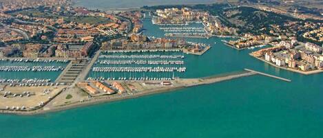 منظر من الجو على ارتفاع عالٍ