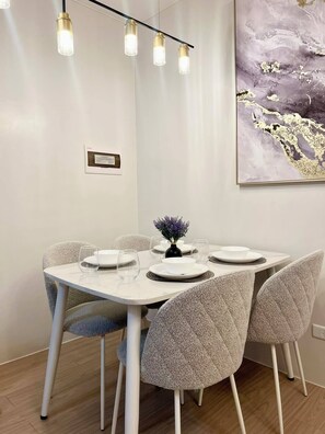 Dining - NEW! 1BR w/ Balcony & FREE Parking at The Hive Residences @ CasaArbo (Taytay)