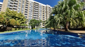 Pool - NEW! 1BR w/ Balcony & FREE Parking at The Hive Residences @ CasaArbo (Taytay)