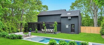 Modern Sag Harbor Escape, Moments from the Water and Long Beach to View...