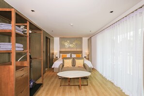1 室のベッドルーム、セーフティボックス (室内)、アイロン / アイロン台、WiFi (無料)