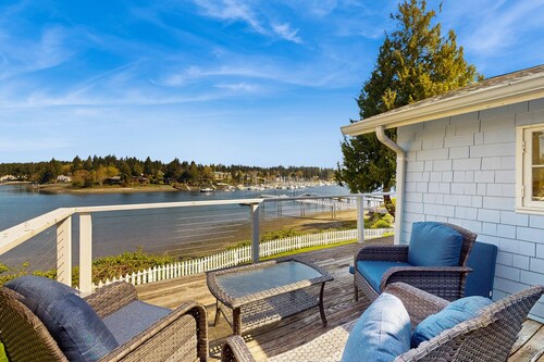 Historic Waterfront Farmhouse with Stunning Eagle Harbor Views