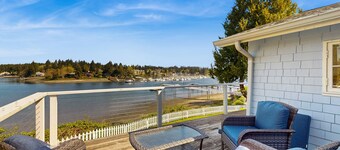 Historic Waterfront Farmhouse with Stunning Eagle Harbor Views