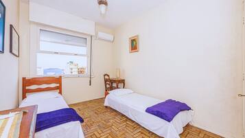 2 bedrooms, blackout curtains, iron/ironing board, free WiFi