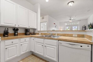 Microwave, dishwasher, highchair