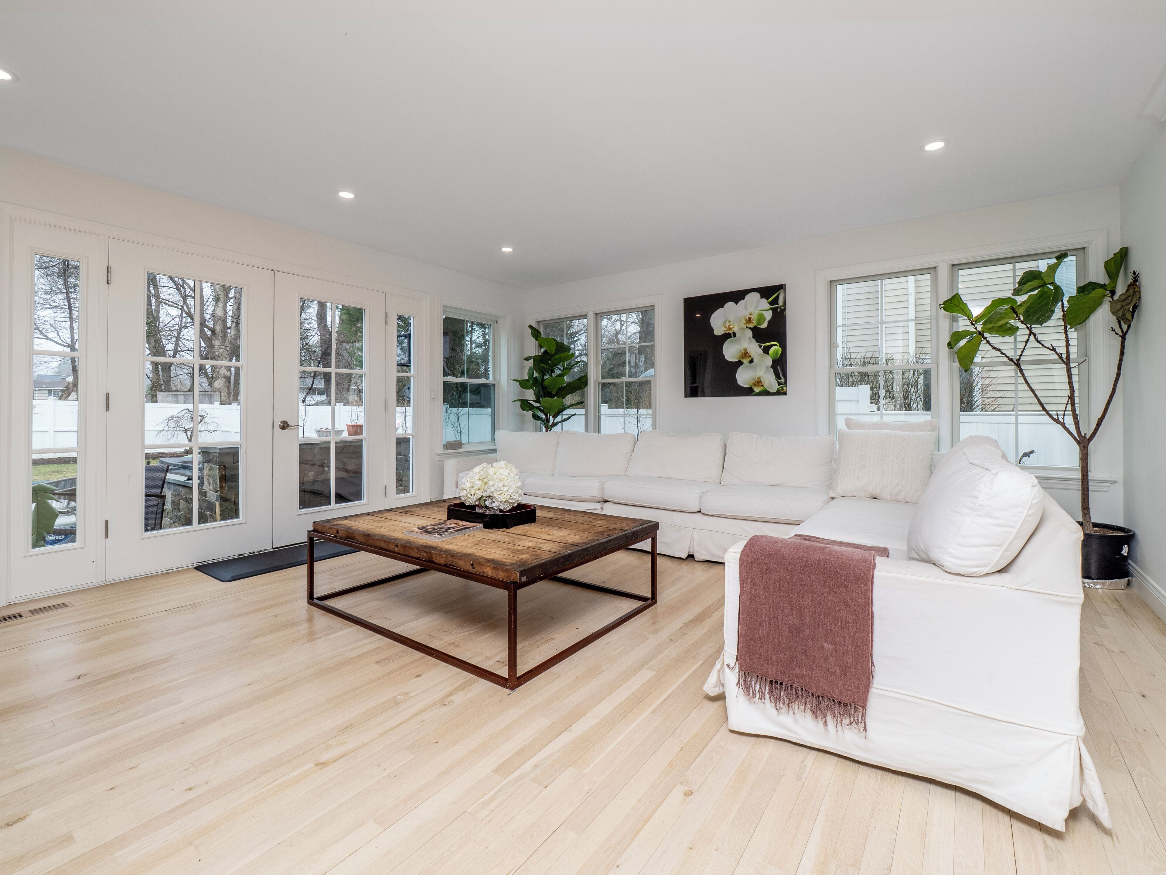 TV connectée, cheminée