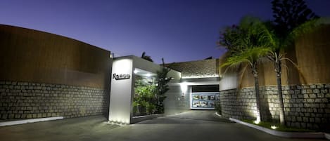 Façade de l’hébergement