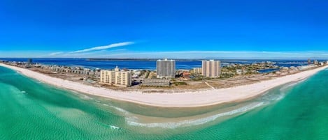 Vlak bij het strand