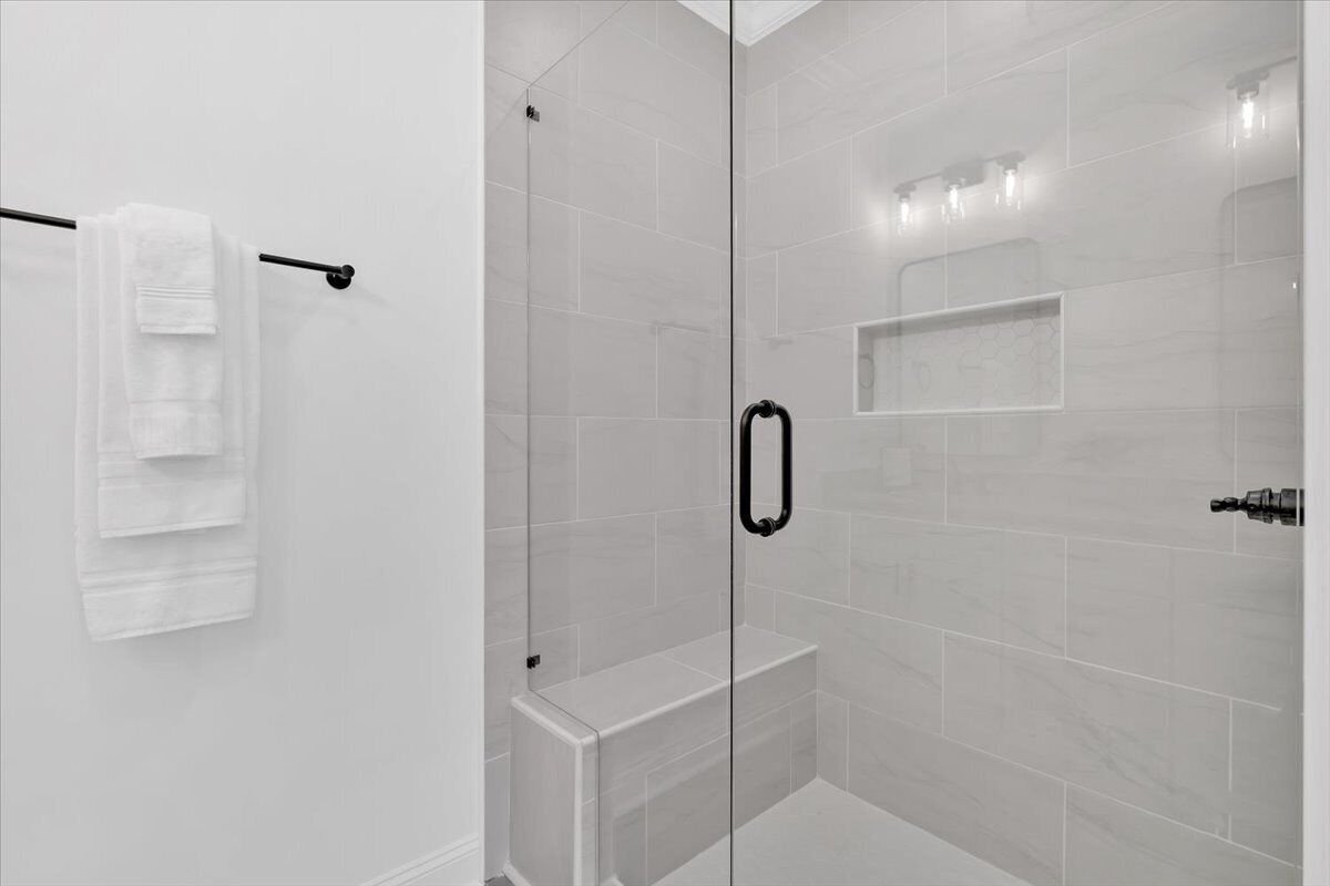 Shower, hair dryer