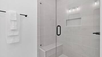 Shower, hair dryer