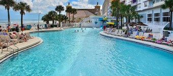 NEW Oceanfront Luxe Beach Escape @ Ocean Walk Resort + 4 Pools + Lazy River