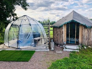 Terrace/patio - Cozy Cabin Retreat in Avesta (Avesta)