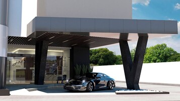 Entrada de la propiedad