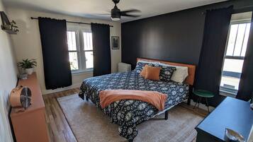 2 habitaciones, cuna de viaje, wifi y ropa de cama