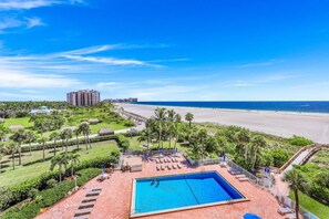 Condo, Multiple Beds (Beachfront condo with pool, tennis an) | Pool | A heated pool - Beachfront Condo With Pool, Tennis and Fitness Center (Marco Island)