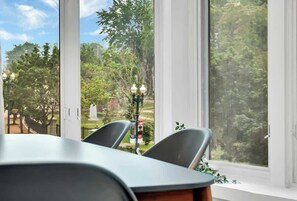 Dining - Urban Nest #5 | Penthouse Suite with Skyline Views (Schenectady)