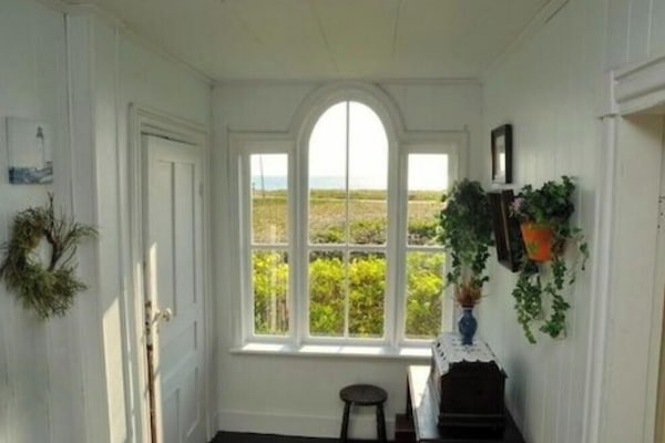 Hallway window facing the Atlantic
